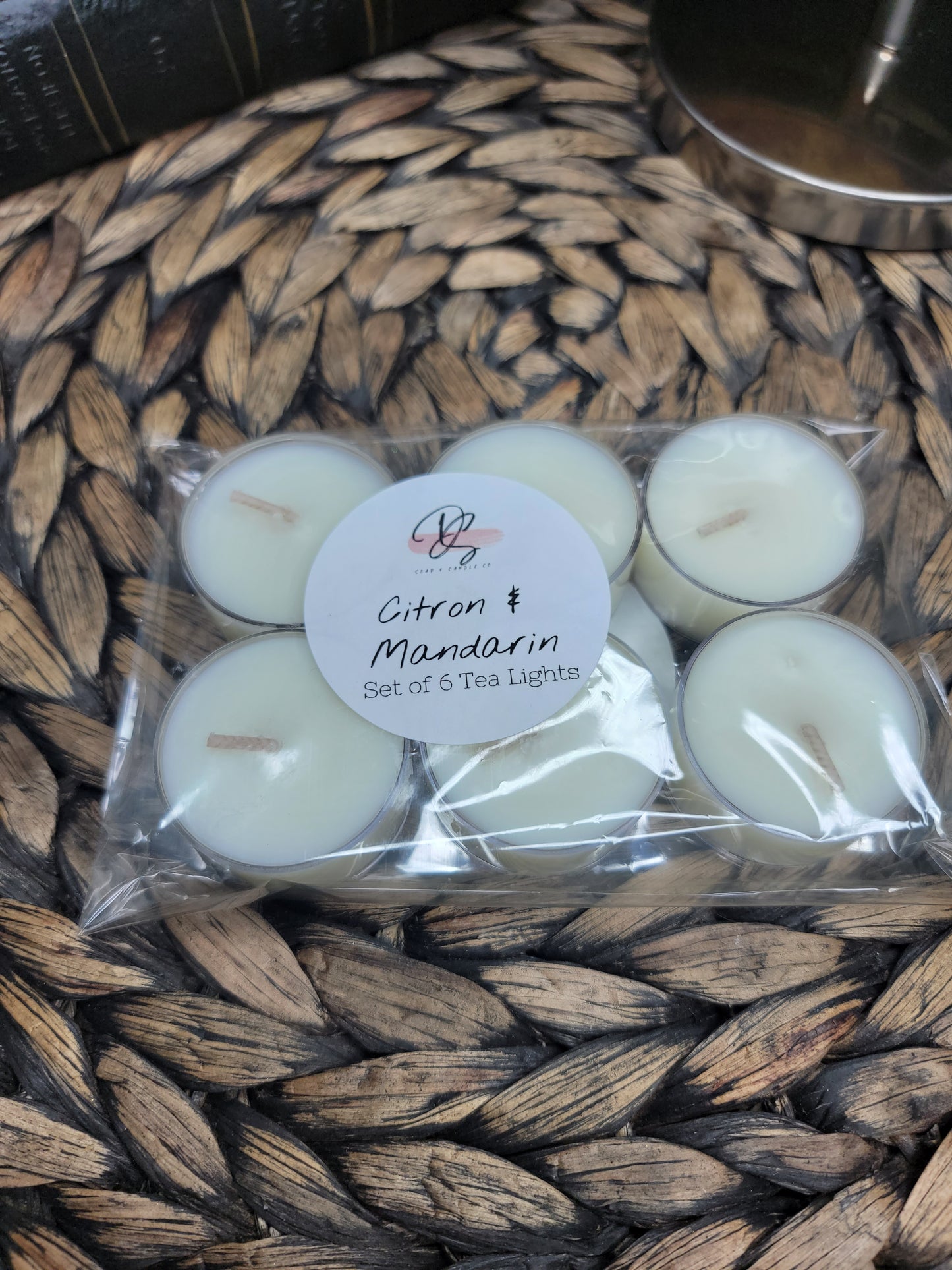 Tea Lights Pack of 6 - Choose your scent - 3 oz - Scented tea lights
