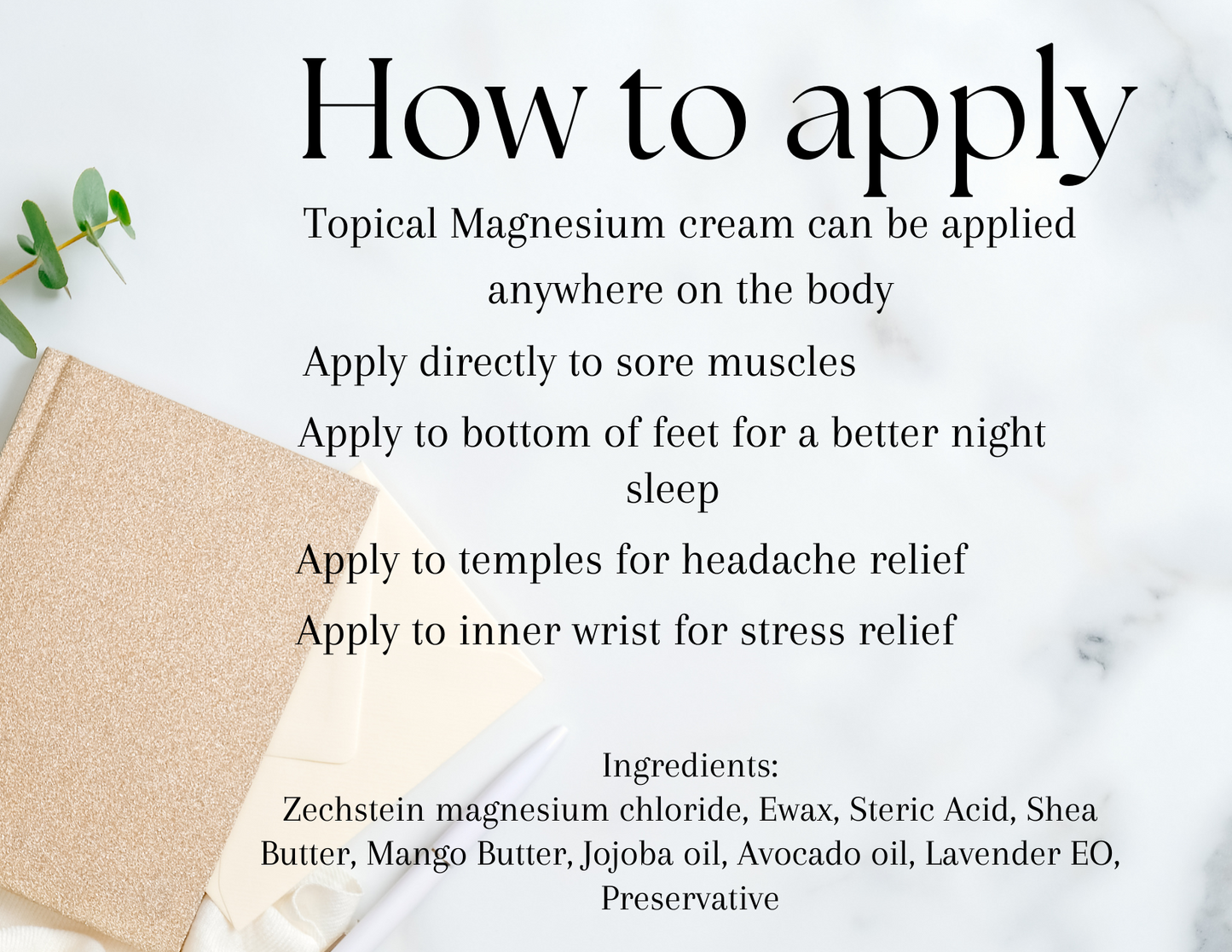 Magnesium Whipped Body Lotion