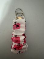 Handmade Scrunchie Keychain Wristlet