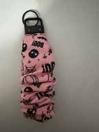 Handmade Scrunchie Keychain Wristlet