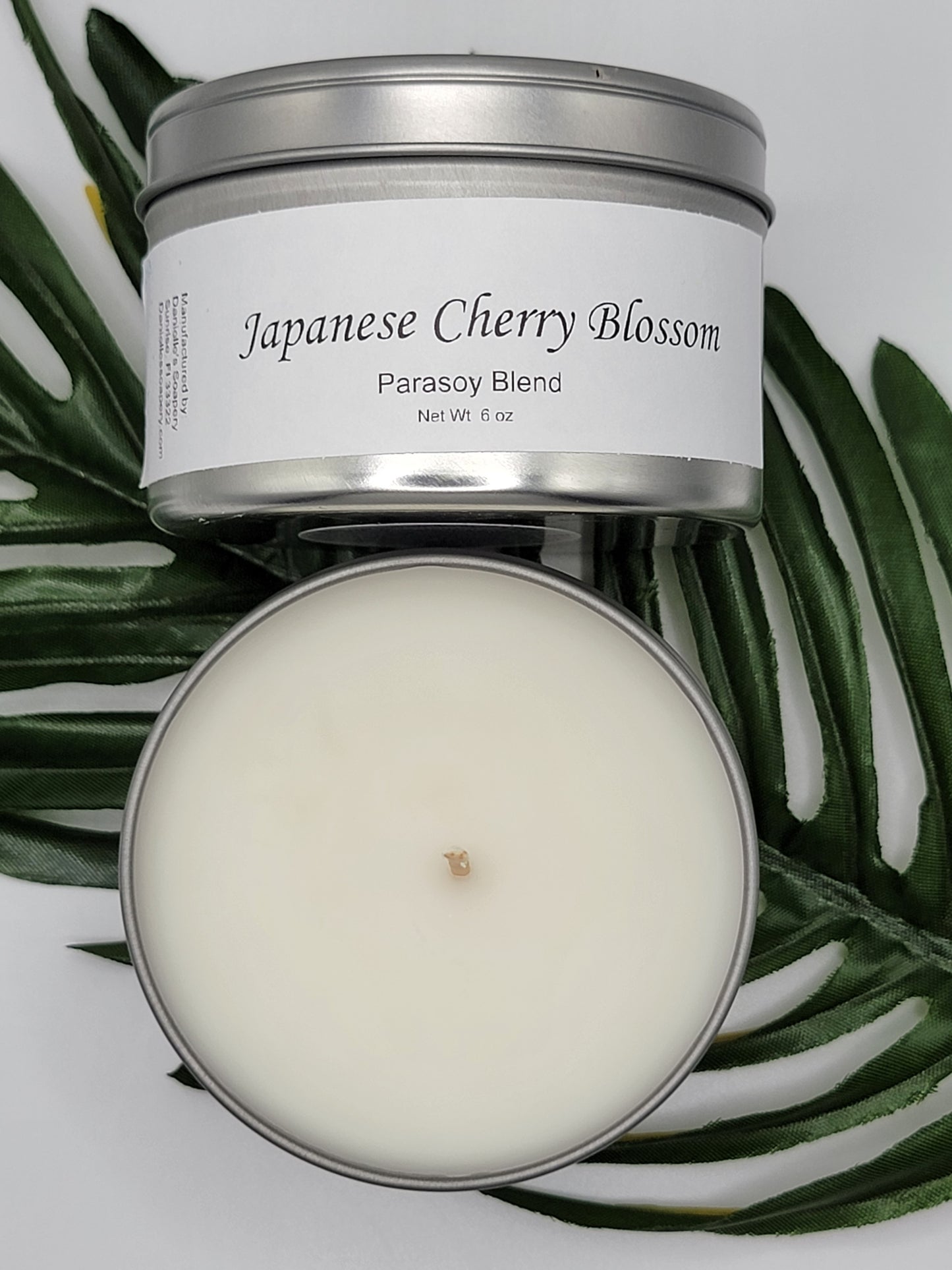 Japanese Cherry Blossom Scented Candle Tin