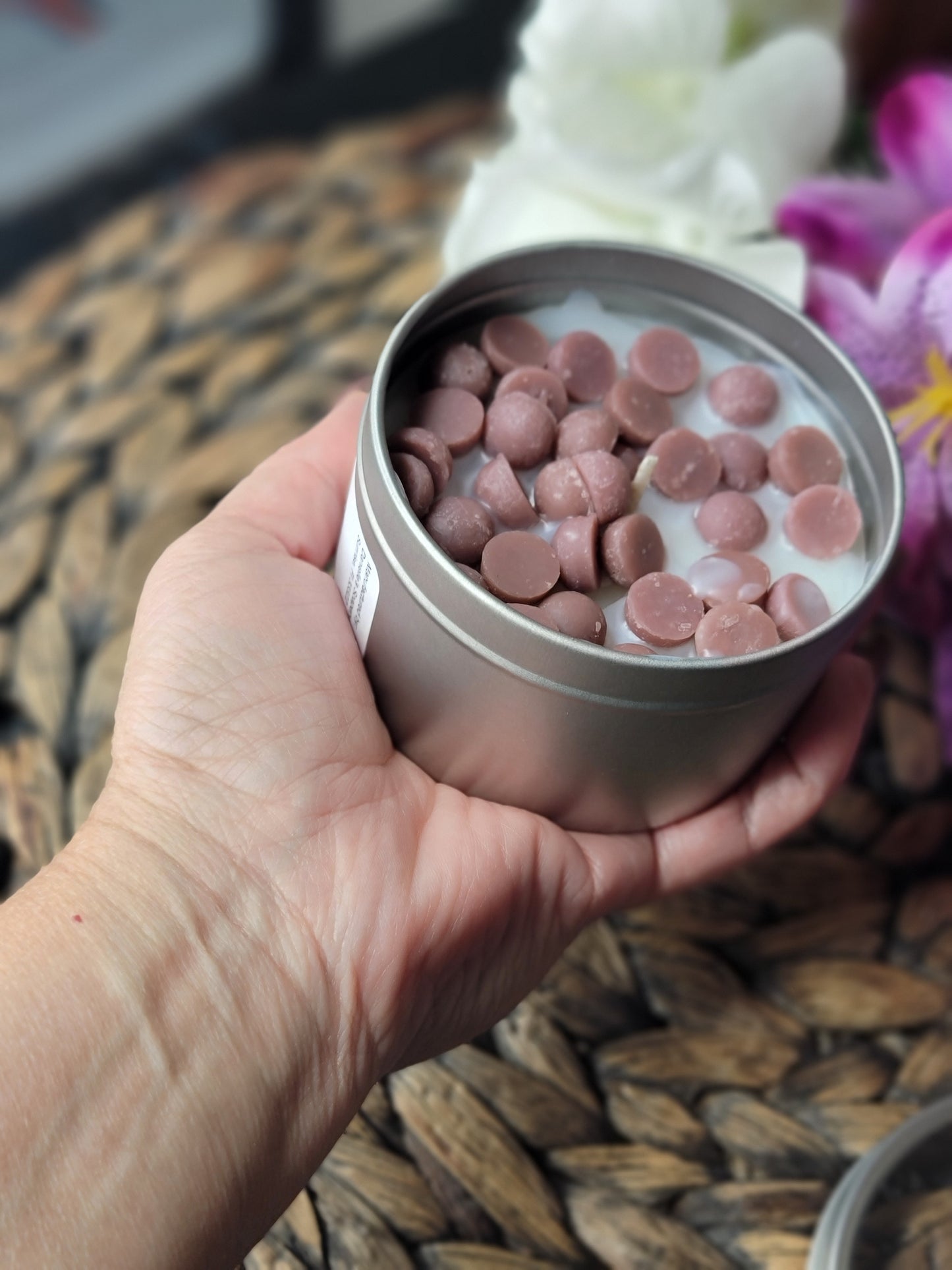 Coco Puffs Scented Candle Tin