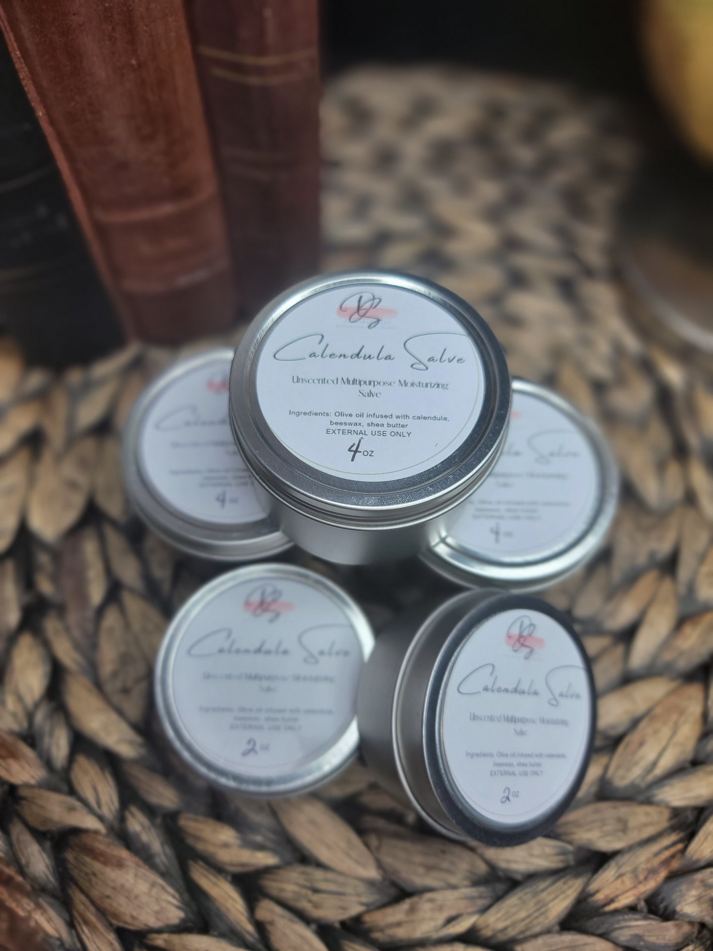 Calendula Salve. Calendula Infused Herbal Balm, All Natural Herbal Salve