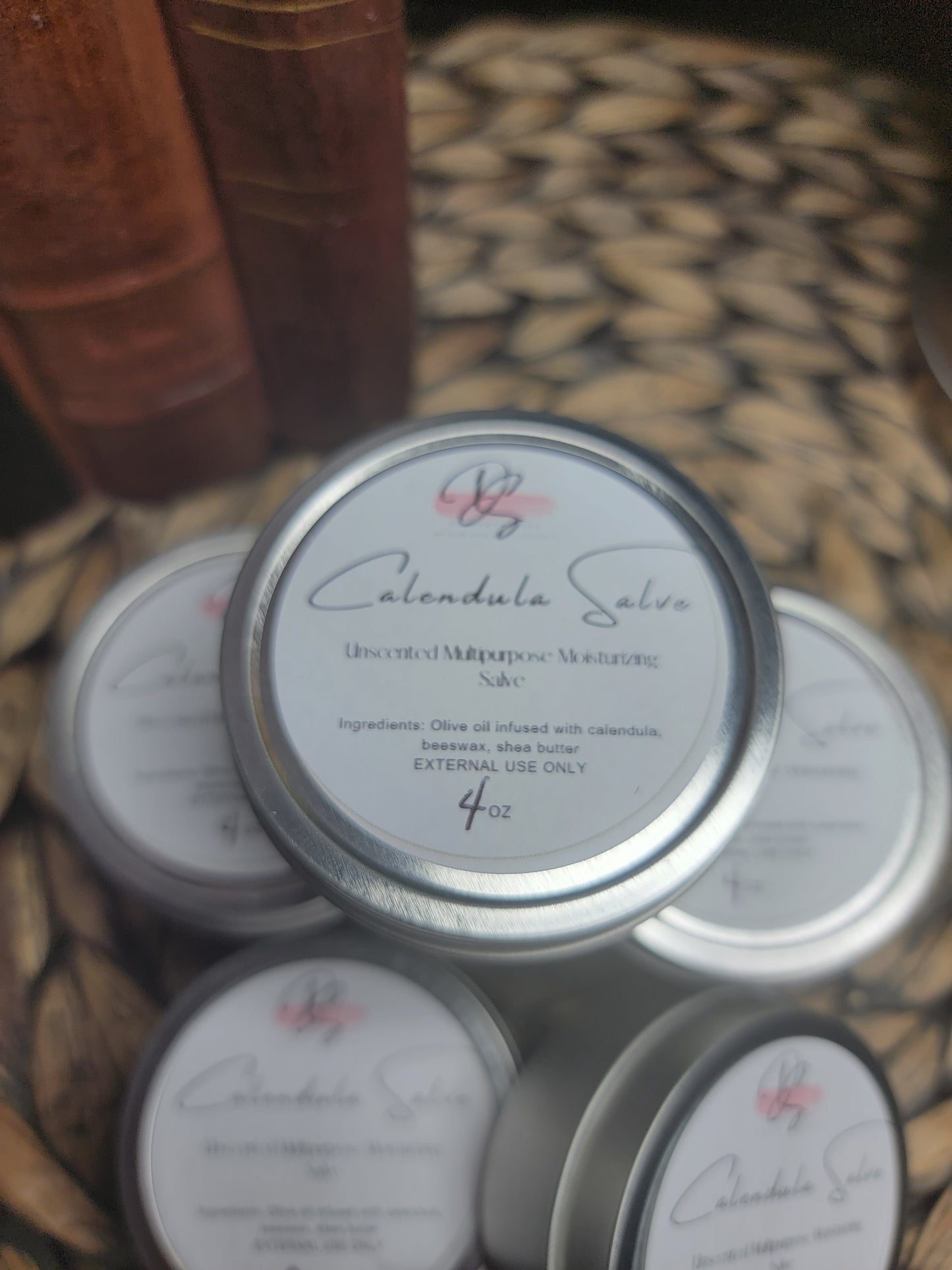 Calendula Salve. Calendula Infused Herbal Balm, All Natural Herbal Salve