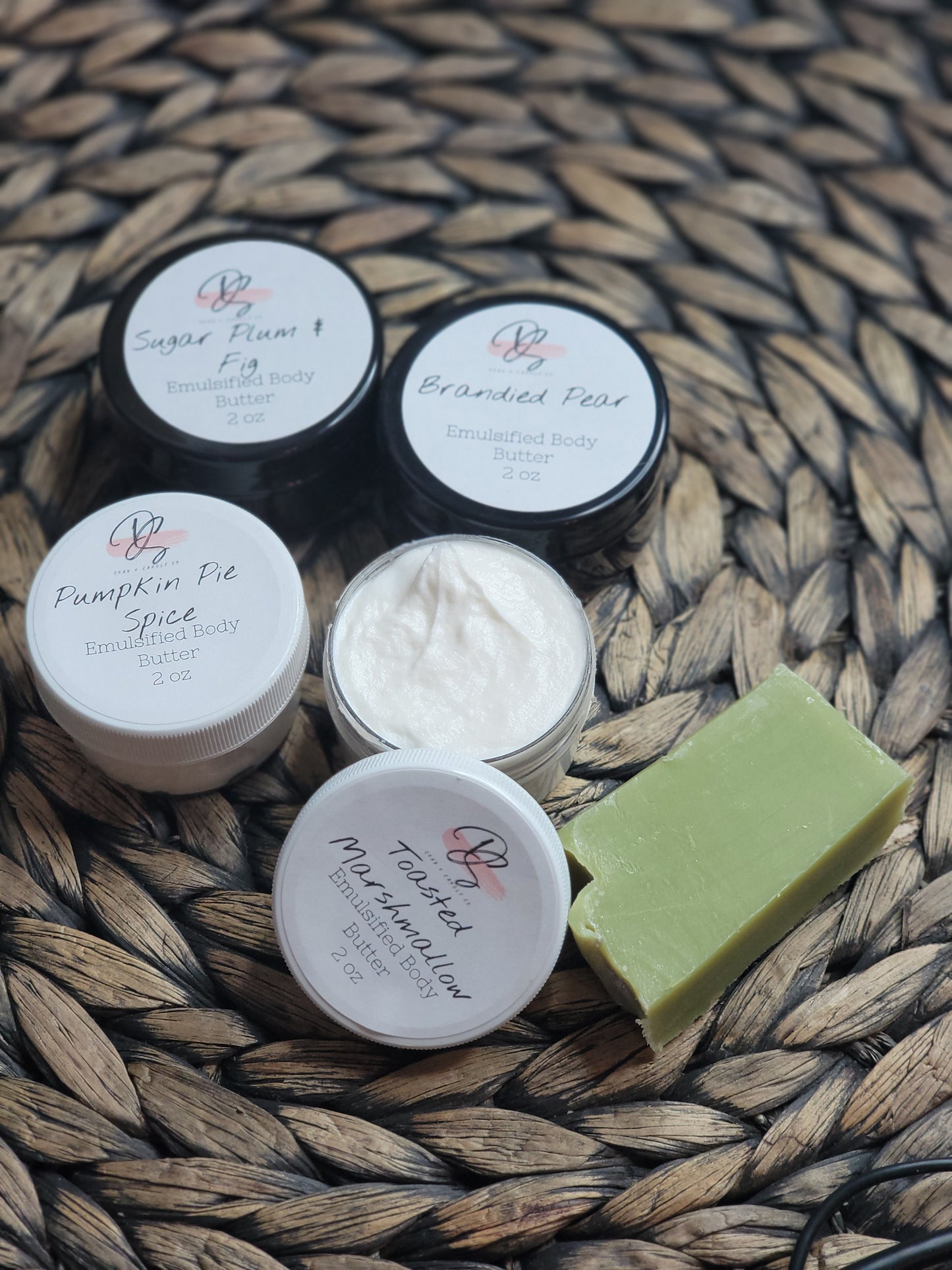 Emulsified Body Butter Holiday Sampler Box, Body Butter, Sample pack, Dry Skin