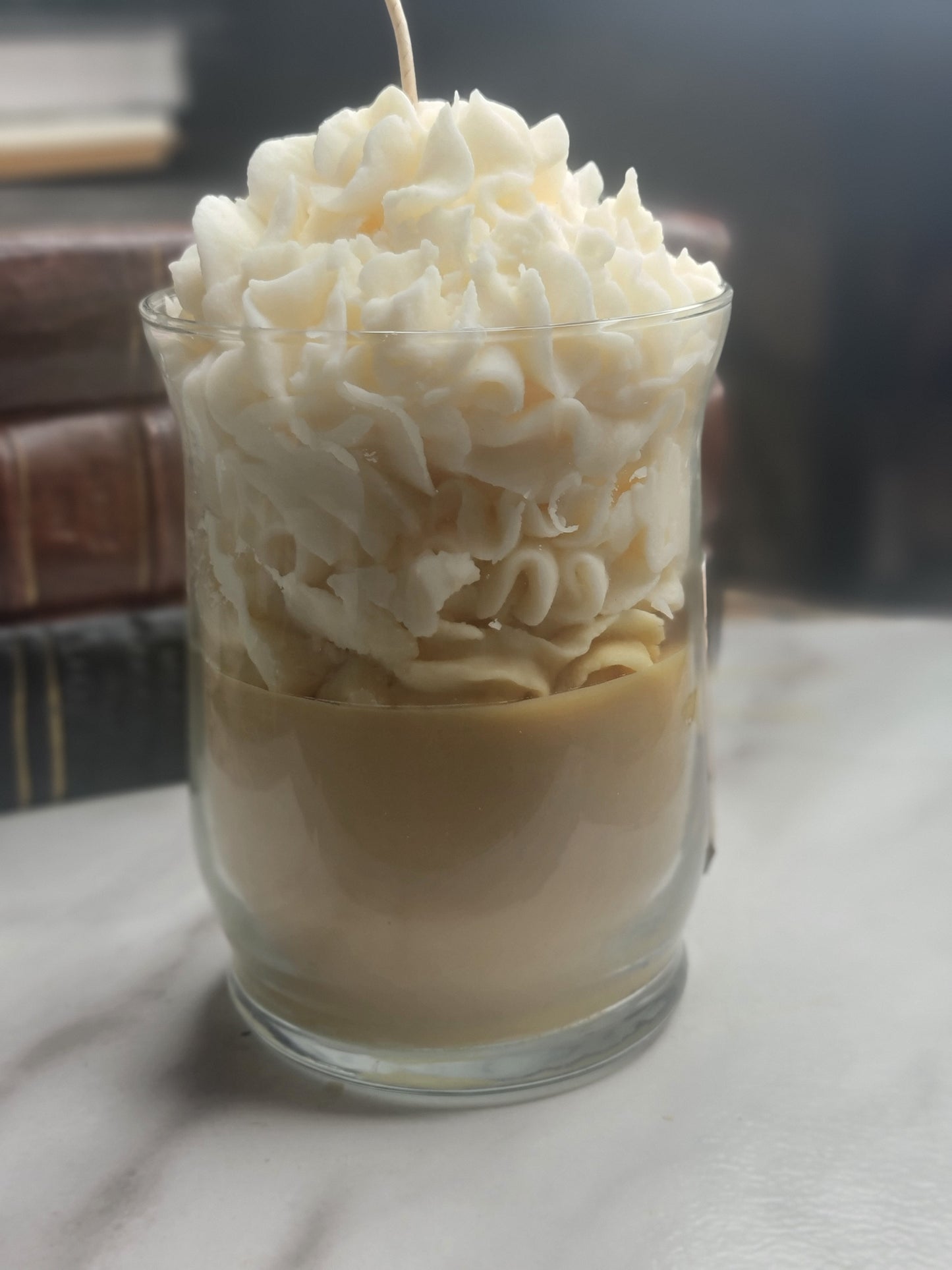 Vanilla Chai Latte Candle | Soy Wax | All Natural | Hand Poured | Whipped Topping