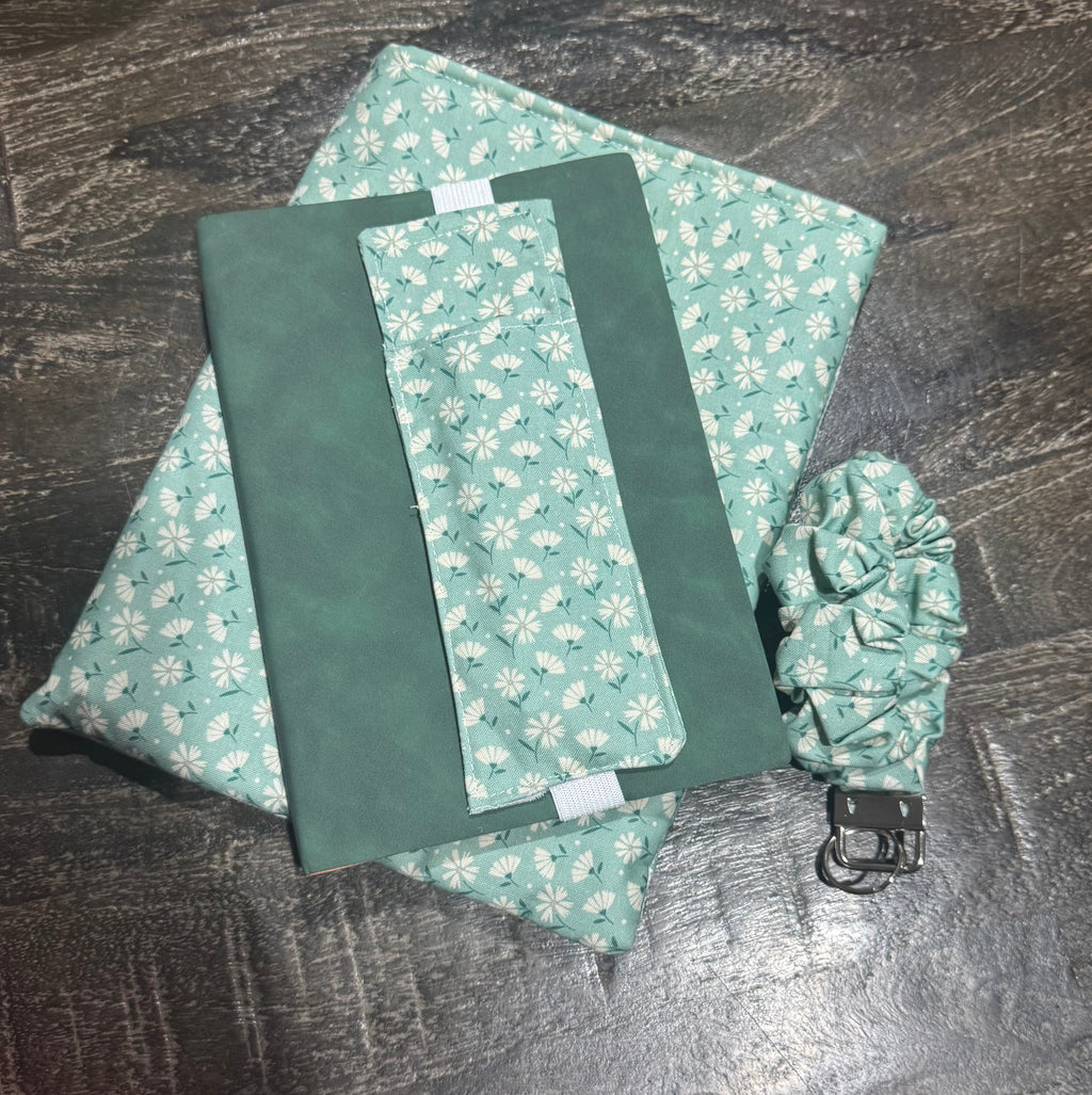 Handmade Book Sleeve Gift Set | Journal, Pen & Accessories