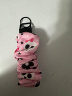 Handmade Scrunchie Keychain Wristlet