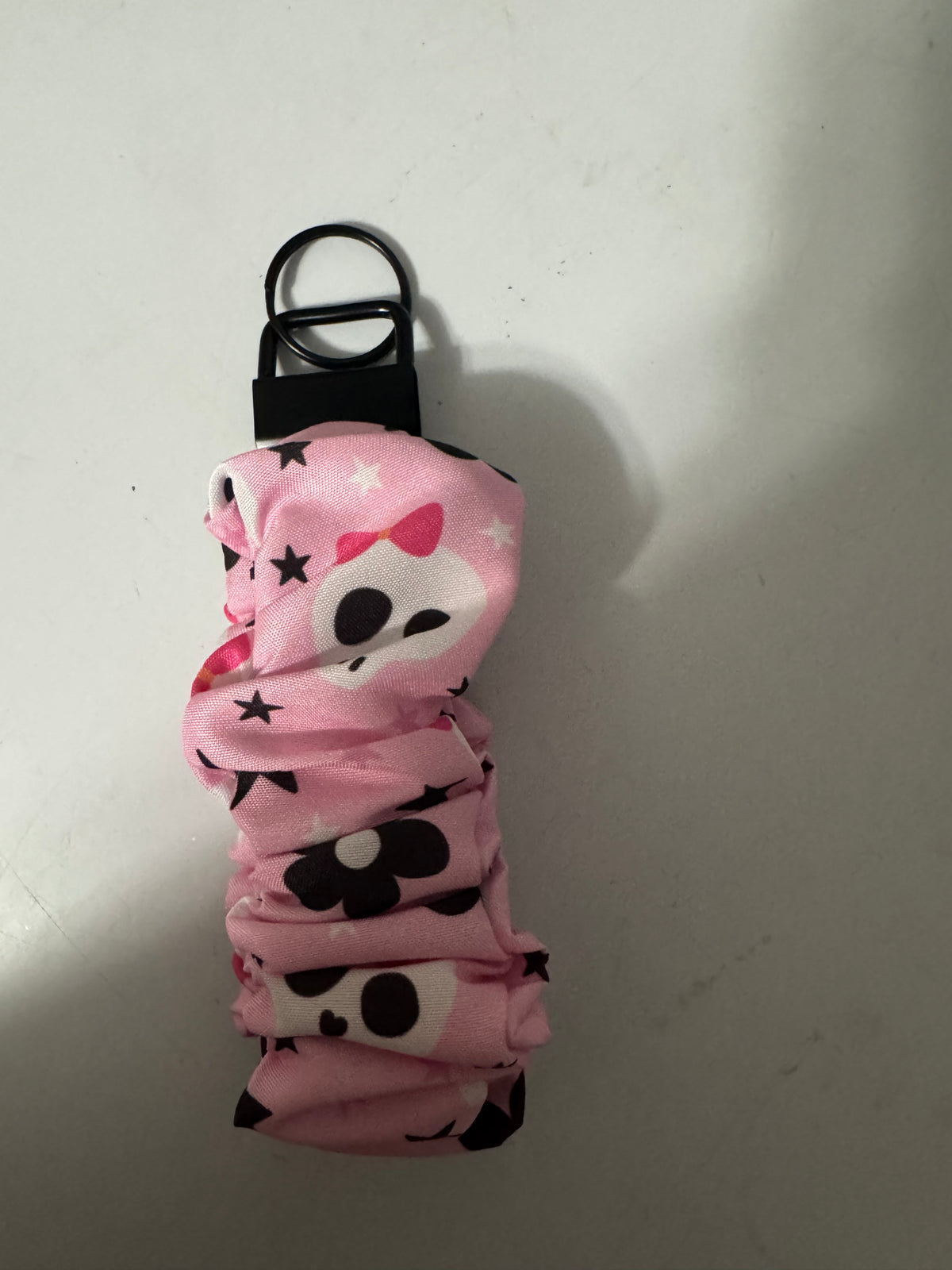 Handmade Scrunchie Keychain Wristlet