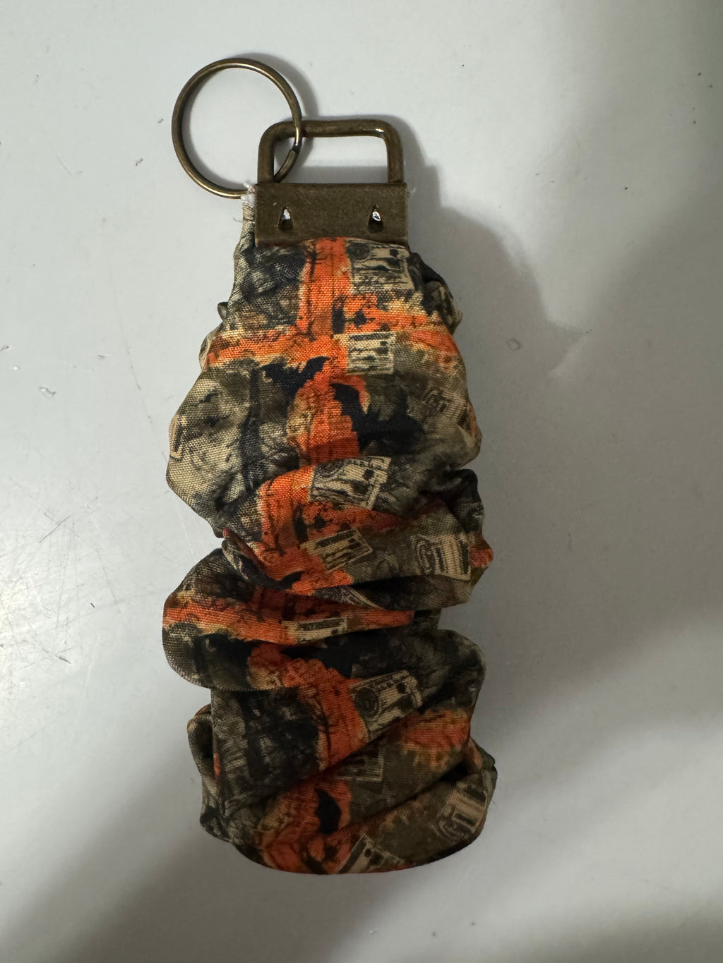 Handmade Scrunchie Keychain Wristlet