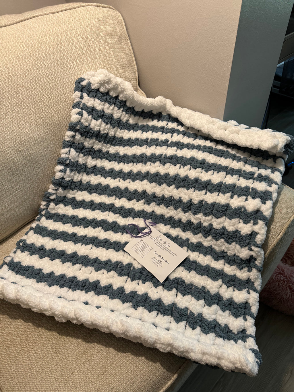 Cozy Knit Baby Blanket