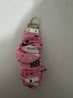 Handmade Scrunchie Keychain Wristlet