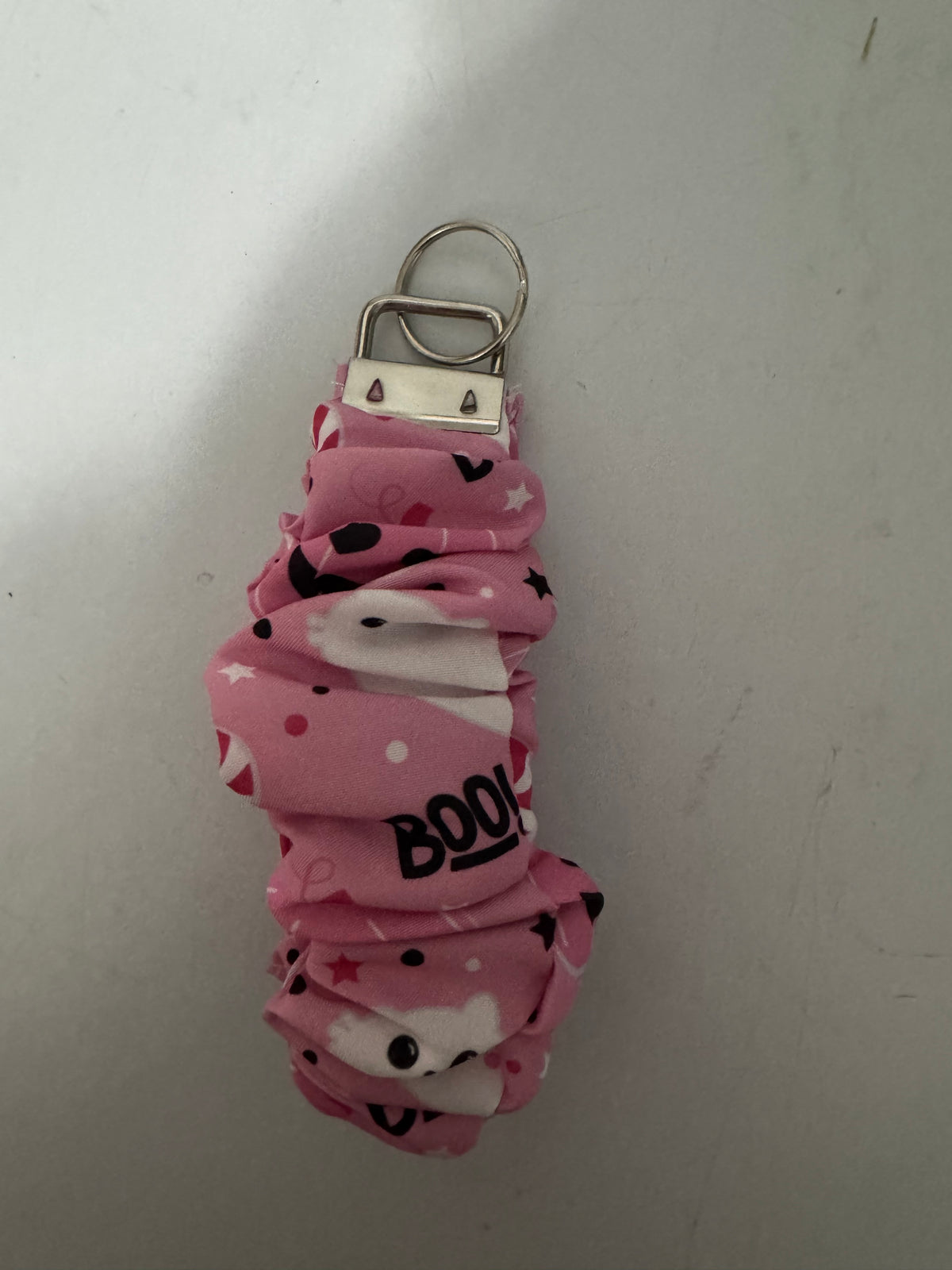 Handmade Scrunchie Keychain Wristlet