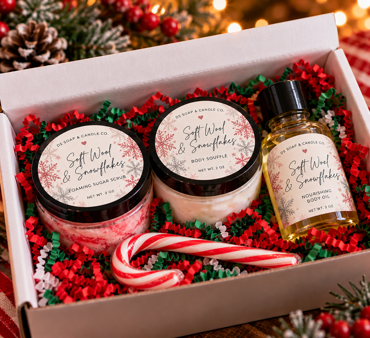 Handmade Body Care Trio | Body Soufflé, Foaming Sugar Scrub & Body Oil