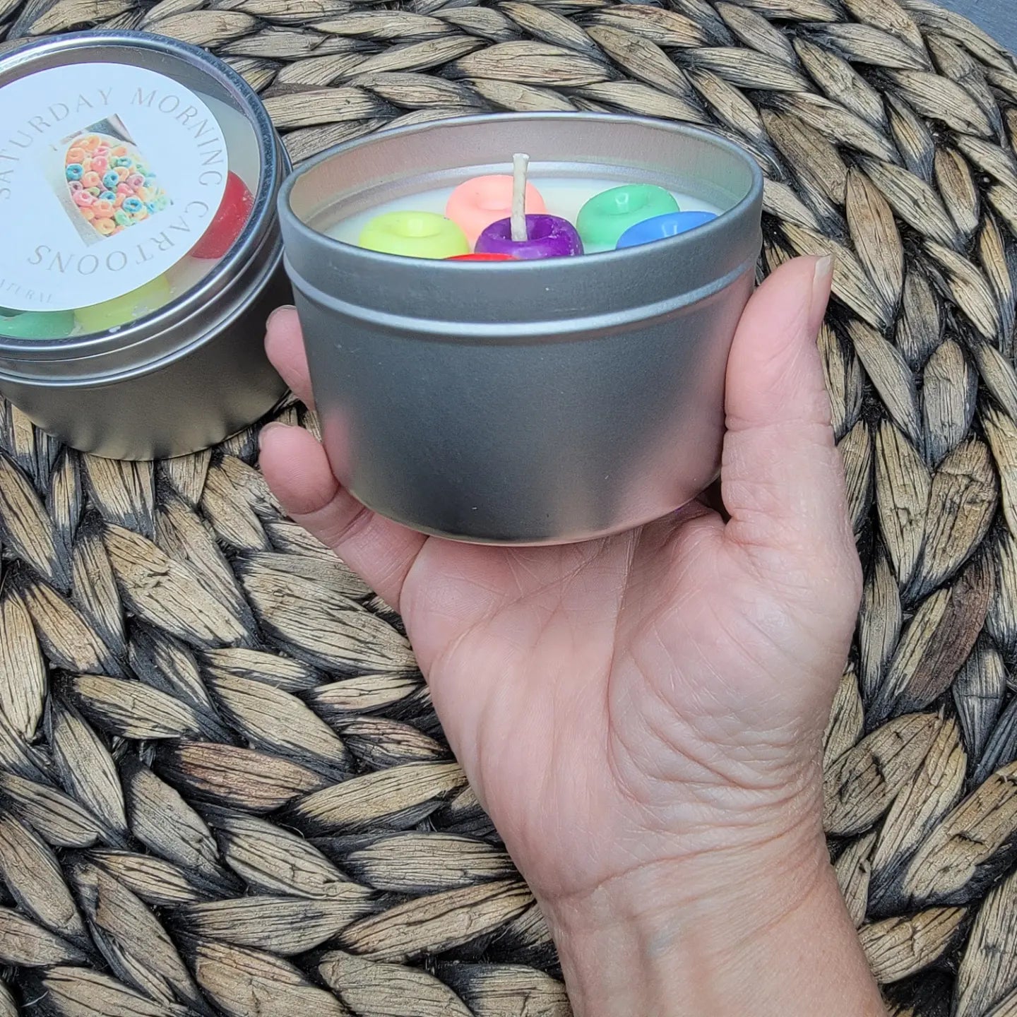 Saturday Morning Cartoons Scented Candle Tin