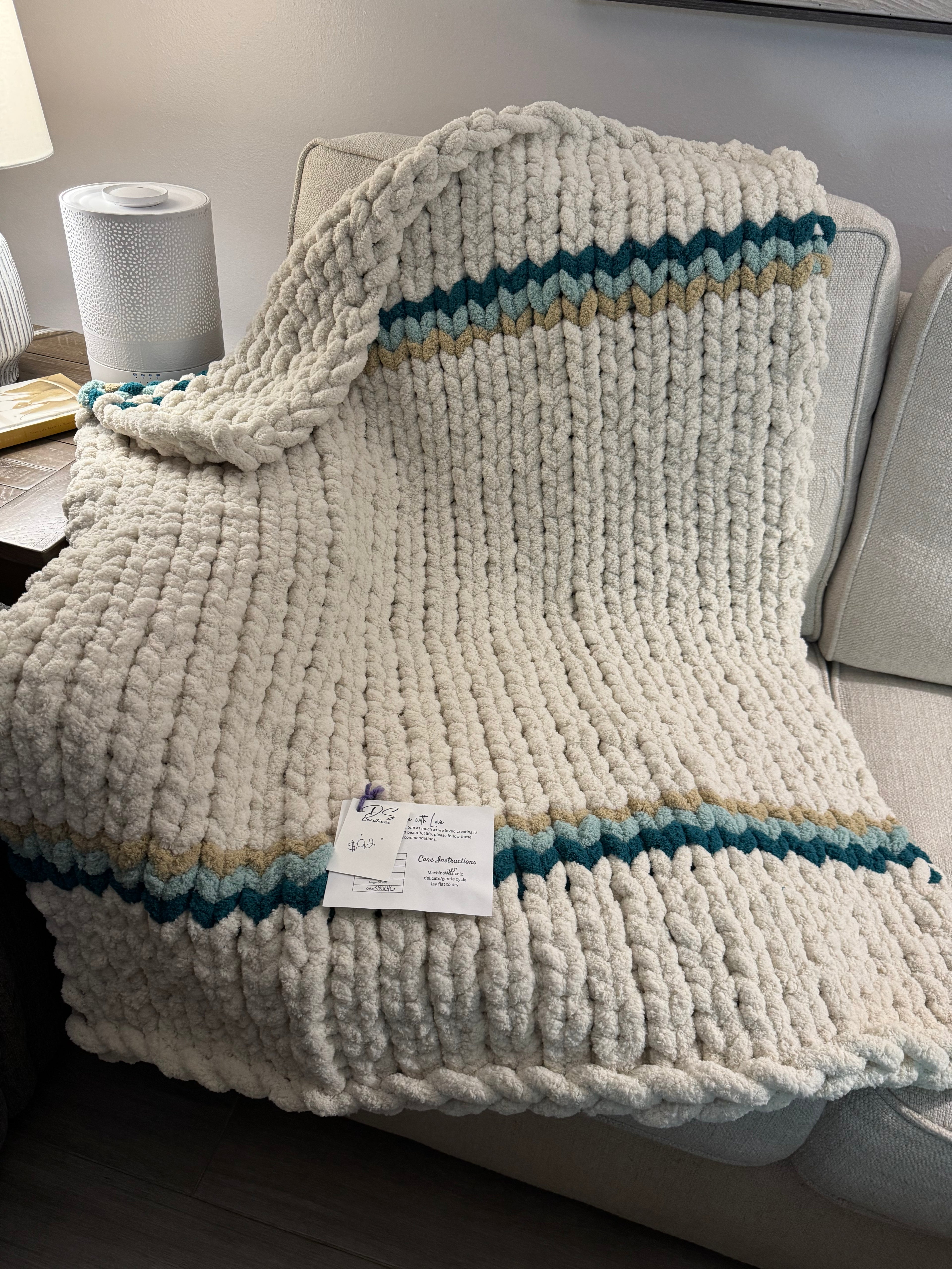 Custom Cozy Knit Blanket
