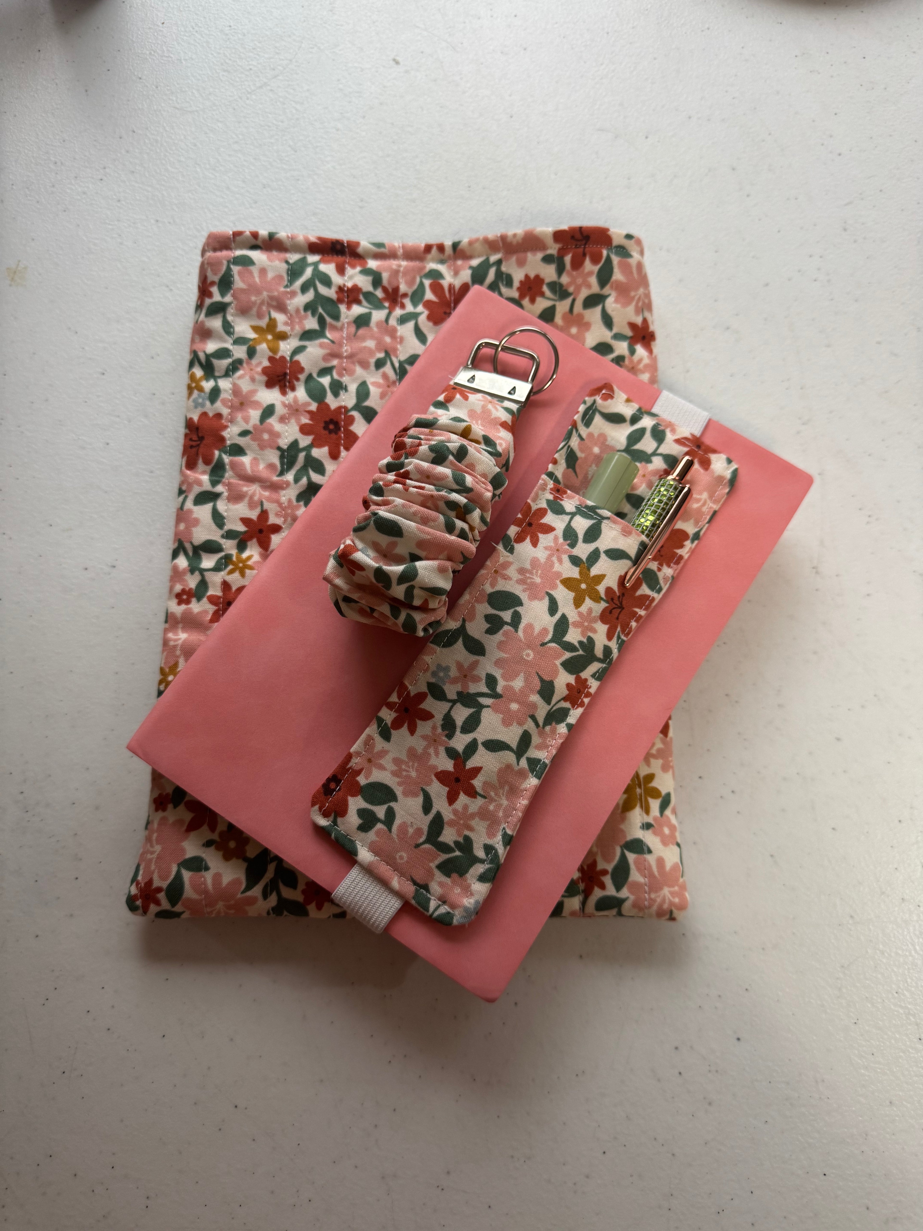 Handmade Book Sleeve Gift Set | Journal, Pen & Accessories