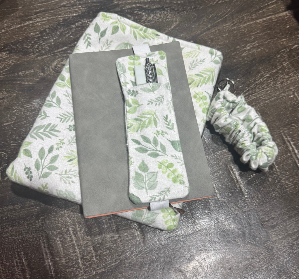Handmade Book Sleeve Gift Set | Journal, Pen & Accessories