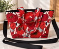 The Poppy | Handmade Quilted Bandana Tote & Crossbody Bag
