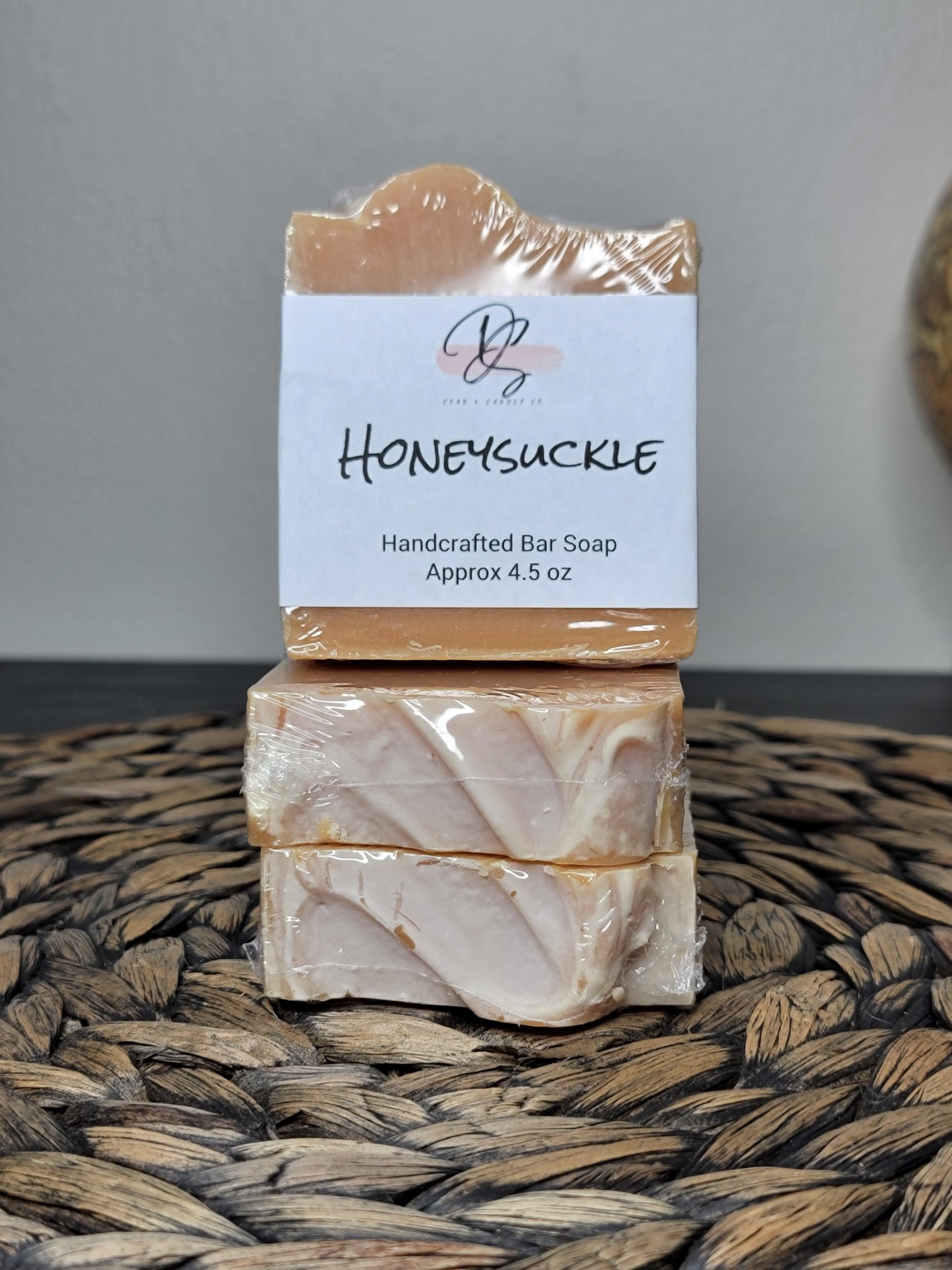 Honeysuckle Scented Handmade Soap, Cold Process soap, Bar Soap