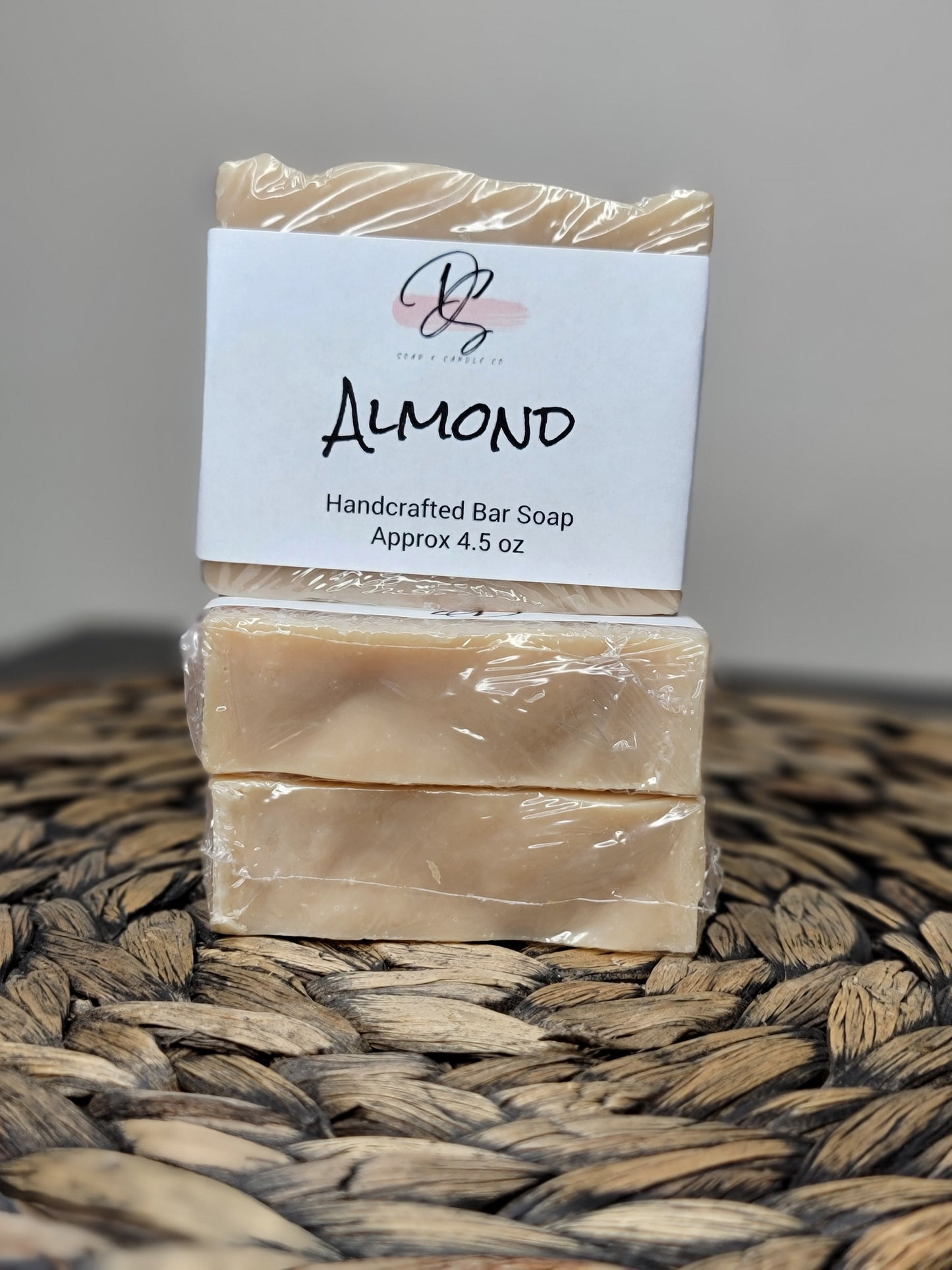 Almond Scented Handmade Soap, Cold Process soap, Bar Soap