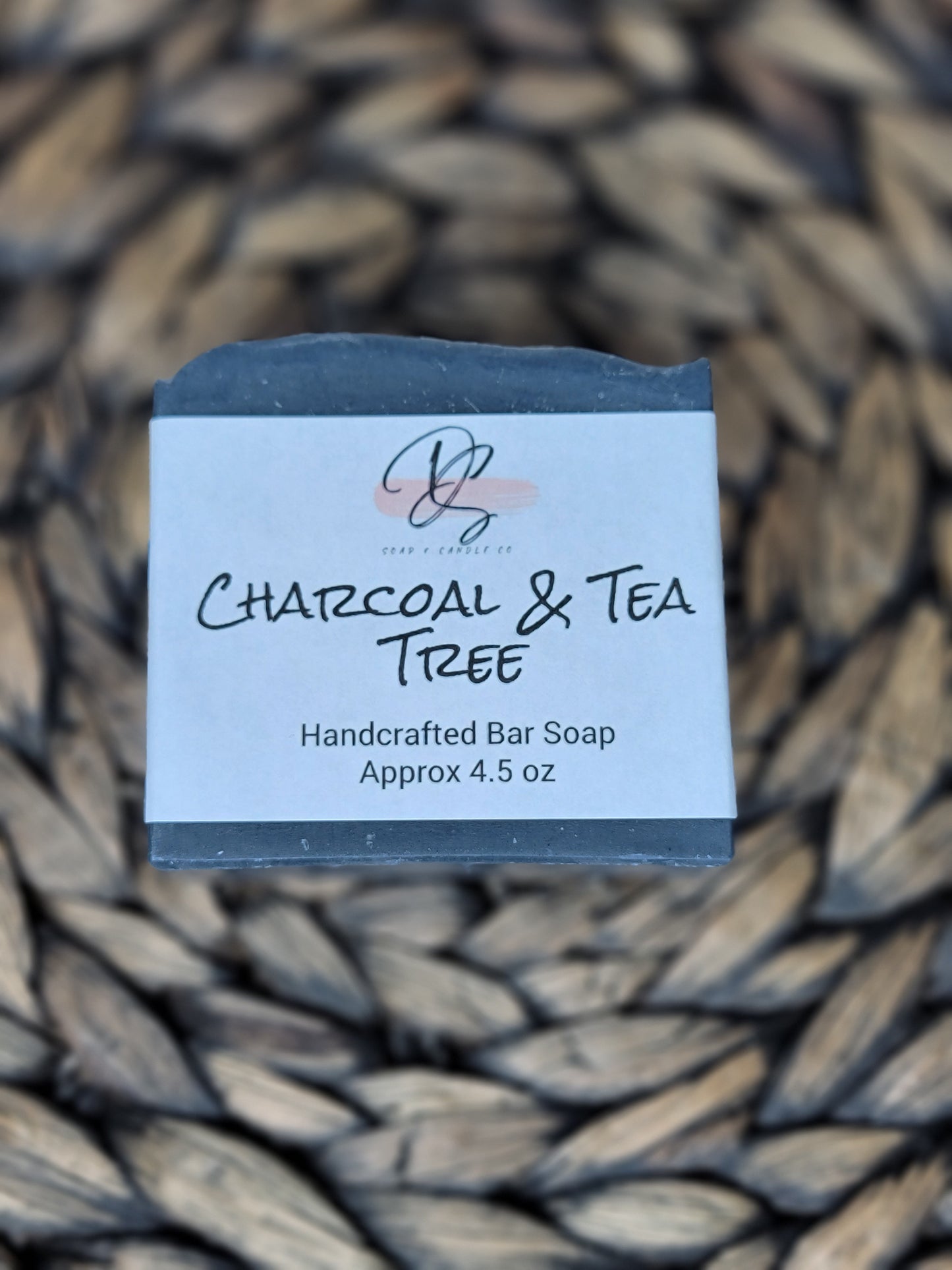 Tea Tree and Charcoal Scented Handmade Soap, Cold Process soap, Bar Soap