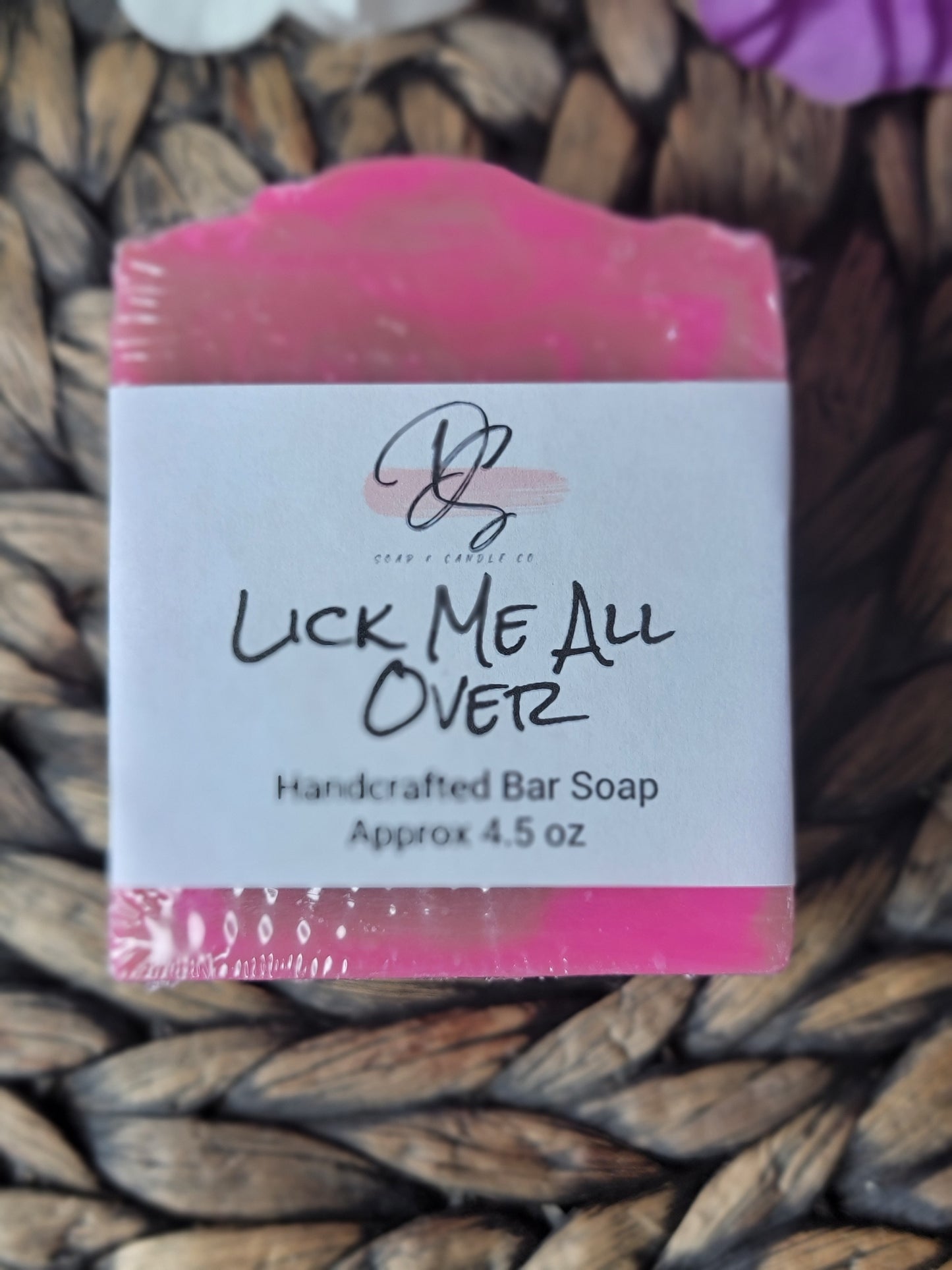 Lick Me All Over Scented Handmade Soap, Cold Process soap, Bar Soap