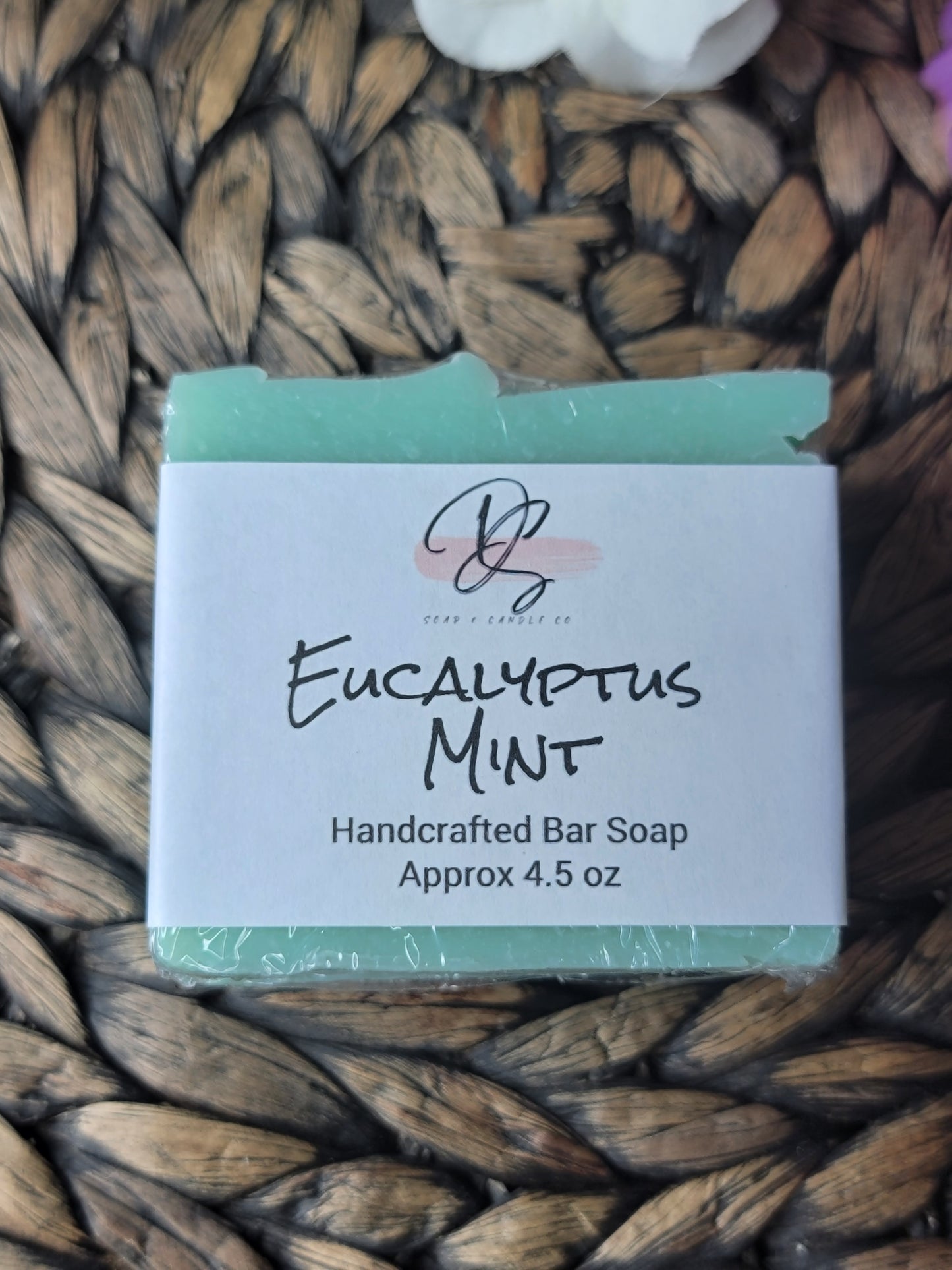 Eucalyptus Spearmint Scented Handmade Soap, Cold Process soap, Bar Soap