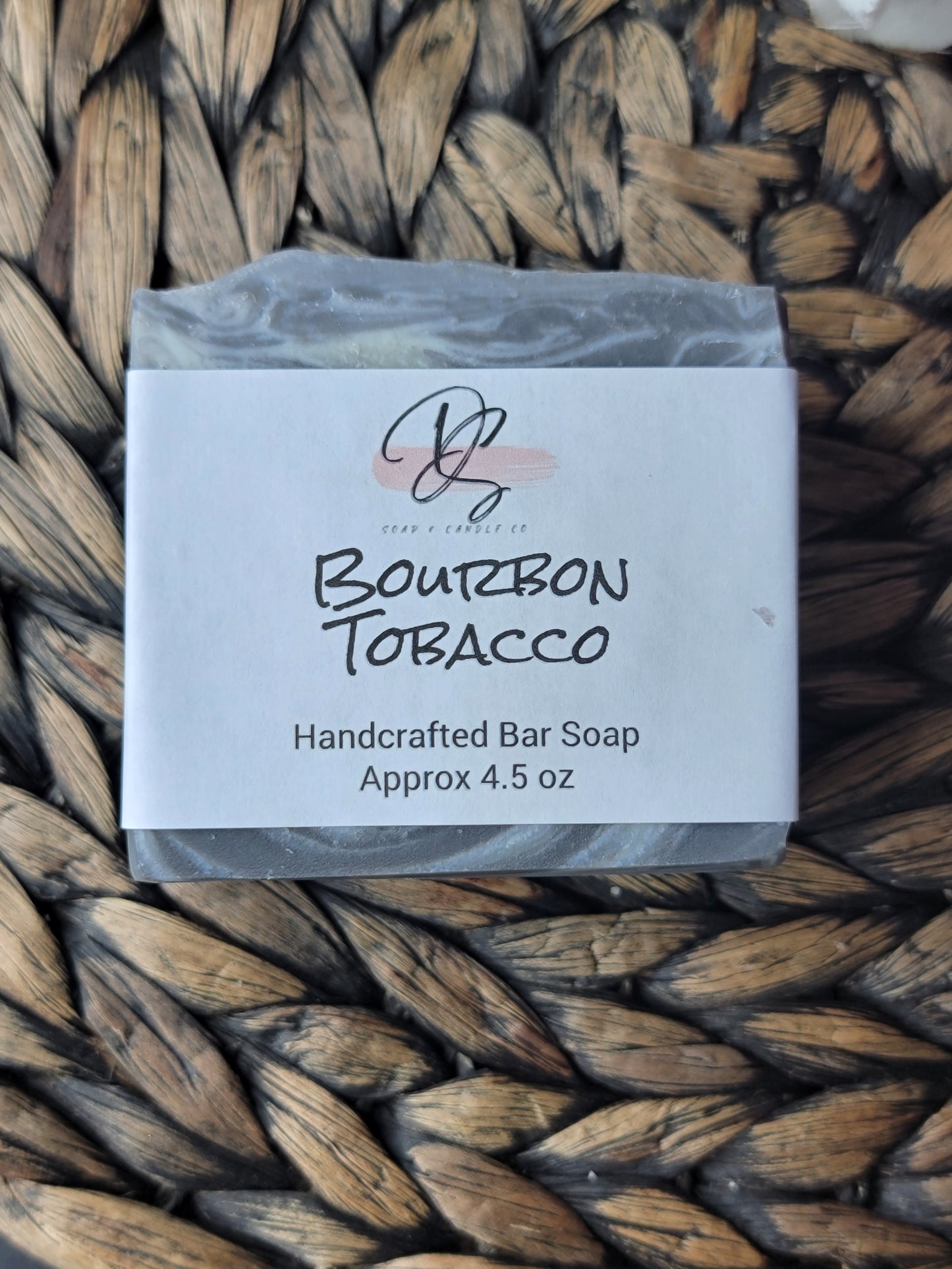 Bourbon Tobacco Scented Handmade Soap, Cold Process soap, Bar Soap