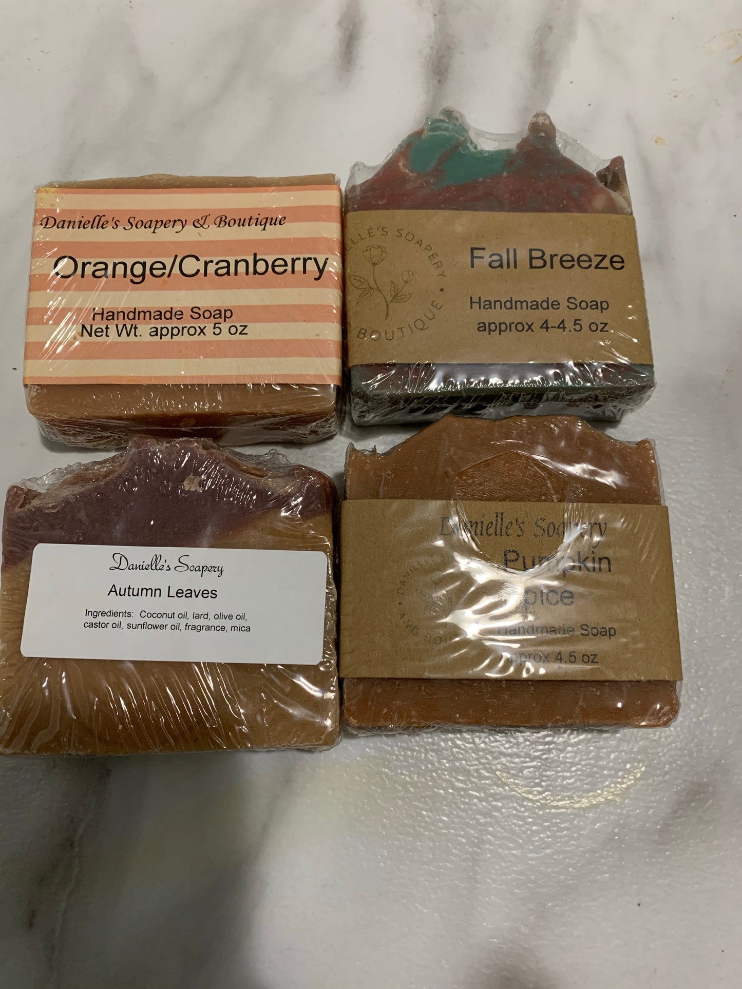 Fall Collection Handmade Soap